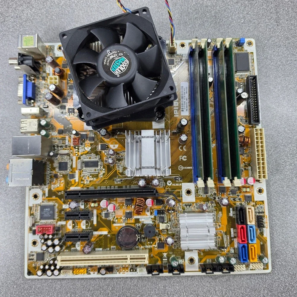 HP IPIBL-LB Benicia Motherboard 2GB DDR2 RAM Cooler Master Fan Excellent Bundle